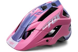 Leoyee Casque de vélo Taille réglable 56-62cm Casque de vélo Hommes Femmes Adultes Casque VTT avec visière Amovible