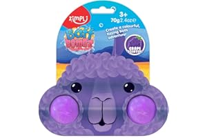 ZIMPLI KIDS ZIMPLI - Large Llama Baff Bombz on Gift Card, Bath Bombs Pocket Money Gifts, Birthday Party Bag Fillers, Christmas Stocking Fillers, Xmas Present