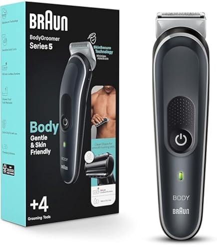 Braun Beard Trimmer Series 9 BT9441, Trimmer with Barber Tools and
