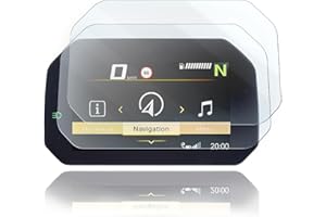 MOTO SCREENIES Pellicola protettiva per display, tachimetro, adatta per BMW R1250GS R1200GS F750GS F850GS C400X Connectivity 2x Ultra Clear