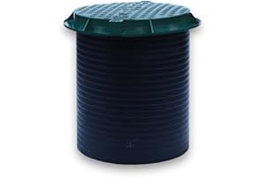 Varile 60 x 80 cm - Baie de vérification en plastique (sans bas) avec couvercle verrouillable - Charge maximale : 1,5 t - Vert