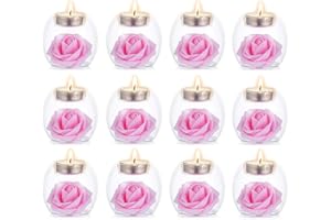 Sziqiqi Candelabro De Cristal Doble, Candelabro para Velas Perfumadas, Candelabro De Pedir Un Deseo, Utilizado En Comedor/Sala De Estar/SPA/Yoga/Meditación, 12 Piezas