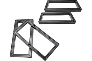 Qrity 4 uszczelki podkładki płaskie, podkładka uszczelniająca do zlewu, gumowa uszczelka hydrauliczna, do rur przelewowych, rur przelewowych, 73 x 37 x 6 mm (ASIN B0791XNZQX, B09YHKL23P)