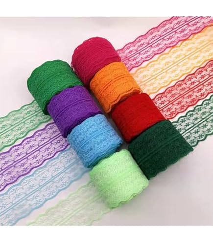 Oumefar 10 M/Rouleau De Ruban De Dentelle, Ruban De