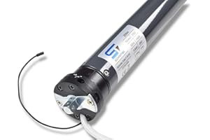 SCHARTEC Moteur de volet roulant sans fil - Moteur tubulaire sans fil - Commande de volet roulant - 40 et 60 mm - Kit complet (tube F 20-60)