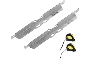 VEVOR Hjuljusteringsverktyg, 2-pack tåplattor med spårjustering, hjuljusteringsverktygsplatta av rostfritt stål, exakt mätnin