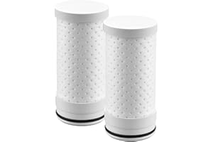 HOMELODY Wasserreiniger Filterelement, Wasserfilter Wasserhahn Filterelement Filtert Chlor, Sedimente, Rost, Kalk reduziert Bakterien, Metalle