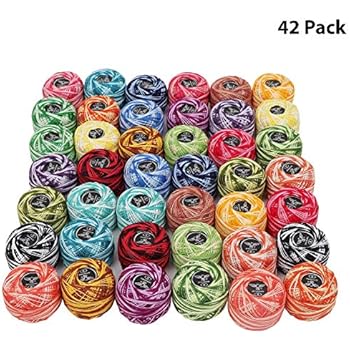 Crochet Coton Pastels De Tante Lydia Panachées Amazonfr