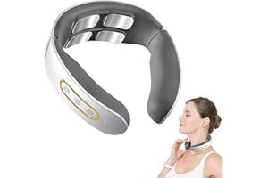 DAZZTIME Neurotex masażer karku, przenośny, elektryczny masażer, 11 w 1, 6 trybów, 9 poziomów intensywności, urządzenie do masażu karku z ogrzewaniem, dla kobiet i mężczyzn, do domu, biura, podróży