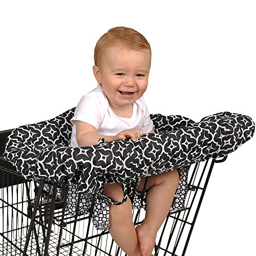 Balboa Baby Shopping Cart Cover - Black Lattice