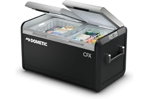 DOMETIC CFX3 75DZ - Tragbare Kompressor Kühlbox 74L mit APP-Steuerung - 12/24V 240V - Zweizone - Elektrische Kühlbox, Gefrierbox für Auto, Lkw, Boot, Reisemobil