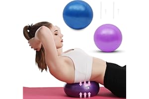 KYYLZ 2 PCS Yoga Pilates Palla da Esercizio Mini,Palle da ginnastica,17-25cm Yoga Fitness Ball,Palla Pilates Piccola Ginnastica,per Esercizi Addominali e Spalla Esercizi di Riabilitazione
