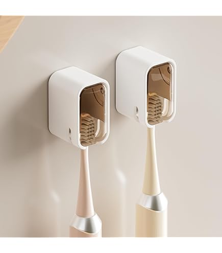 Linkidea Wall Ount Electric Toothbrush Charger Holder, Self Adhesive Tooth Brush Stand For