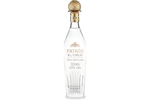 PATRÓN PATRON EL CIELO Tequila Silver Premium, alcool prodotto da agave blu Weber al 100% e lavorato a mano in piccoli lotti in Messico, 40% ABV, 70cL / 700mL