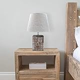 Sterling Table Lamp Shade Empire, Table Night Lamps for Bedroom, Home Decoration Bedside Living Room, Hall Lighting, Home D�cor Items Beige Color