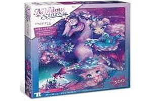 Nebulous Stars 11671 Glitter Puzzles 300 pcs-Nebulia & Horse, Purple, Pieces