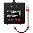 DEWIN Batterie Balancer, Battery Equalizer 24V Digital Display 2 x 12V Battery Balancer for Lead Acid Lithium Battery