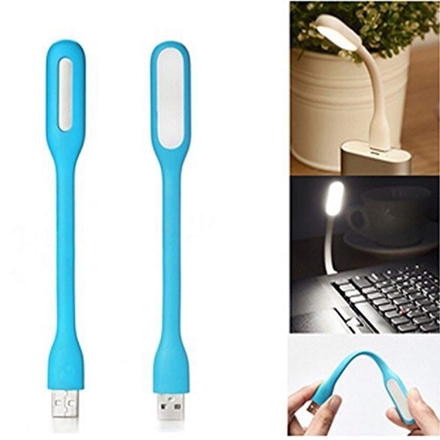Aryshaa Combo Pack of 5 Piece Flexible, Portable, Bendable USB LED Lights for Your Laptop (Colour May Vary) - Image 3