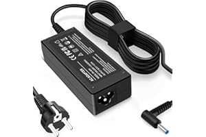 TT&C 45W 19.5V 2.31A Ordinateur Chargeur,Compatible avec HP 741727-001 721092-001 719309-001 HSTNN-DA40,Stream11 13 15 Notebook Pavilion Adaptateur d'alimentation Smart Blue Tip
