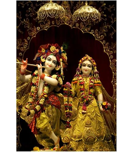Santoshi Mata Zari Photo d'œuvre d'art dans un cadre doré 28