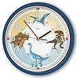 Horloge Murale Dessin Animé – Noir Et Blanc – Pour Chambre Enfant Ou Cuisine – Neuf