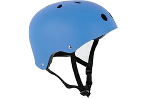 SKATE HUT SkateHut Matt Protection Helmet for Skating, BMX, Bike, MTB, Roller Derby, Stunt Scooter and Skateboarding. Ideal Skate Protection for Kids and Adults