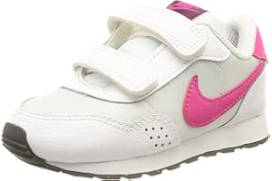 NIKE MD Valiant, Running Shoe, Pure Platinum/Pink Prime-Dark Smoke Grey, 27 EU
