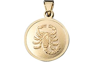 Jobo Sternzeichen-Anhänger aus 333 Gold 12 mm rund