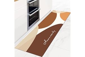 YeahBoom Super chłonna mata podłogowa, 50 x 150 cm, odporna na zabrudzenia, mata podłogowa do łazienki, antypoślizgowa, odporna na olej i wodoszczelna, zmywalna, nadaje się do prania, mata pod