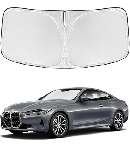 Autotech Park Foldable Sunshade Compatible With 2022-2025 BMW I4, Custom-fit Windshield Sun Shade : Buy Online At Best Price In KSA - Souq Is Now - View #3