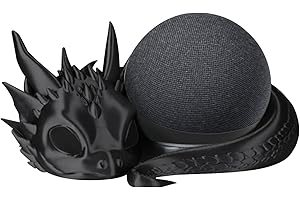 GENERIC Dragon Stand for Echo Dot 4th/5th Gen, Printed Smart Speaker Holder Base, Lying Baby Dragon Holder for Echo Dot Accessories, Exquisite Desktop Decoration