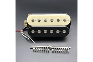 REMIXAST Doppel-Humbucker-Tonabnehmer-Set, Farbe, Alnico, 5 Magnete, Hals oder Steg (Hals)
