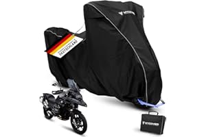 ‎MYCOVER MYCOVER handgefertigte Motorrad Abdeckplane Motorradabdeckung Winterfest wasserdicht - reißfeste & robuste Motorradplane -Outdoor & Indoor Motorcycle Cover - Größe L++