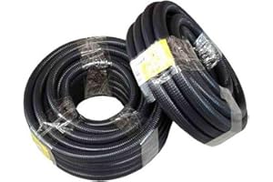 GREENICE Edm Grupo 66364 Ferroplast para Exterior, Medida 23mm, Ce M-32, 25 Metros, Negro