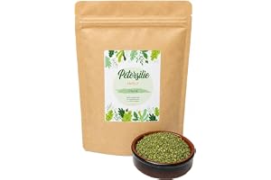 IGART FOOD & WOOD Persilja Torkad Blad Krydda för Soppor Såser och Kötträtter Aromatiska Kökskryddor Hög Kvalitet Torkad Persiljeblad Naturlig Smaksättare Återförslutningsbar Förpackning (250g)