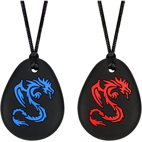 Pendentif à Mâcher Silicone - Autisme Et Stimulation Sensorielle