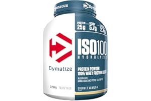 Dymatize ISO 100 Hydrolyzed Gourmet Vanilla 2264g - Whey Protein Hydrolysat + Isolate Powder
