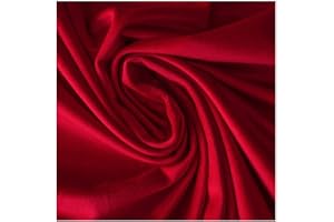 Russo Tessuti Tessuto Velluto MODELLABILE Tappezzeria Rivestimenti Cucito Creativo 50x150cm-16 Rosso