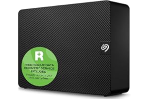 Seagate Expansion 26TB External Hard Drive HDD - USB 3.0, with Rescue Data Recovery Services (STKP26000400)