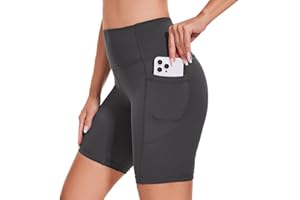 AMYTIS LINGERIE AMYTIS High Waisted Gym Leggings for Women UK,Stretch Soft Yoga Pants for Women, Tummy Control Workout Sports Exercise Running Leggings with Pockets