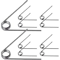 4 Molle Di Torsione In Acciaio Inox 304 - Per Porte Caminetti Scorrevoli, 2x15mm - Foto 5