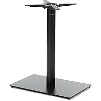 Base Tavolo In Acciaio Inox Dublino - 73cm Altezza, 60x40cm Base, Per Tavoli Fino A 120x80cm - Foto 10