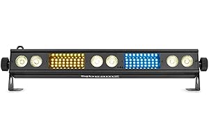 ‎BEAMZ BeamZ LSB340 - Lichtanlage, LED Bar, DMX Licht, LED Disco Lichteffekt, 2-in-1 LED Discolicht, PAR Strahler, Blinder, Strobo Effekt, Blendeffekt, Lichtorgel, Bühnenbeleuchtung, Lichttechnik