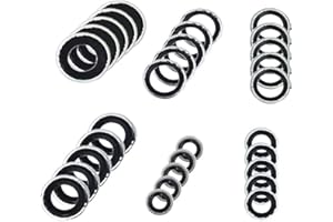 BOOMBOOST O-Ring-Sortiment, Reparaturwerkzeug, Dichtung, Unterlegscheiben-Set, 30-teilig, Klimaanlage Pumpe Unterlegscheibe A/C Kompressor