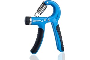 NTEK 5-60kg Hand Grip Strengthener | Adjustable Resistance Hand Grips Strengthener | Forearm Strengthener | Grip Strength Trainer Athletes Musicians Strong Wrist Fingers Forearm