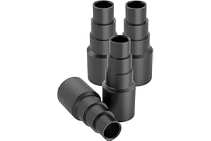 RABENBURG 4 pezzi adattatore per tubo universale - adattatore per aspirapolvere - riduttore di tubo per es: Bosch, Makita, Kärcher - collegamento al tubo dell'aspirapolvere