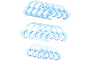 MAKFORT 14pcs mâche Mots mâche Mots Adultes mâche Mots Kids écarteurs Bouche ouvre Bouche mâche Mots Jeux de société 5*L +5*M +4*S Size Bleu