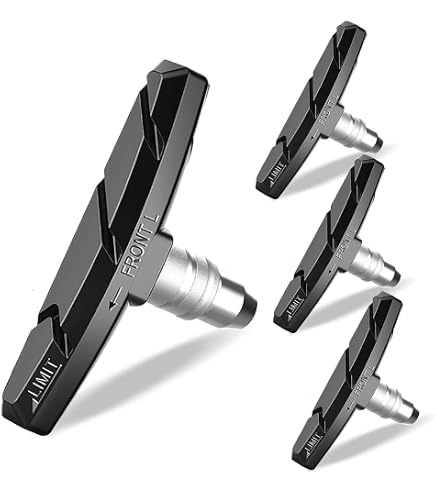 4/8PCS New MTB Mountain Bike Brake Blocks Set gomma bicicletta V-brake Shoes Pads Road Riding accessori per ciclismo 45MM leggero