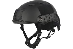 LOOGU Casque Militaire Fast BJ Base Jump avec Bandeau 12 en 1