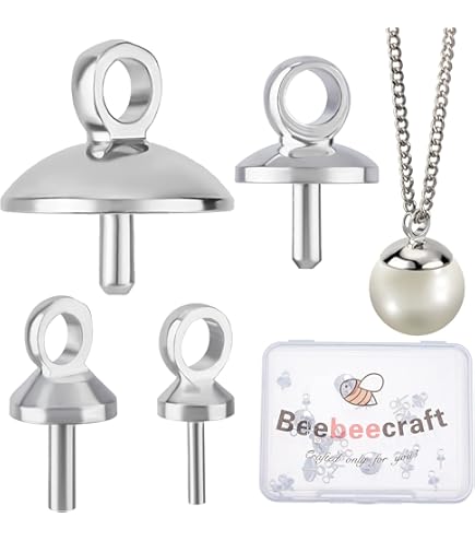 NaturSchatulle Collierlussen 925 zilver 18K roségoud 10 stuks 7x4mm